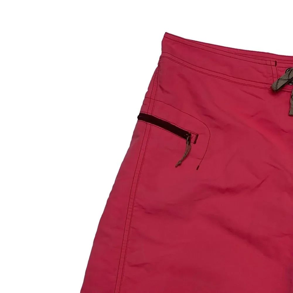 Patagonia Men's Sz 35 Wavefarer Board Surf Swim Shorts Peach Coral Mid Length‎